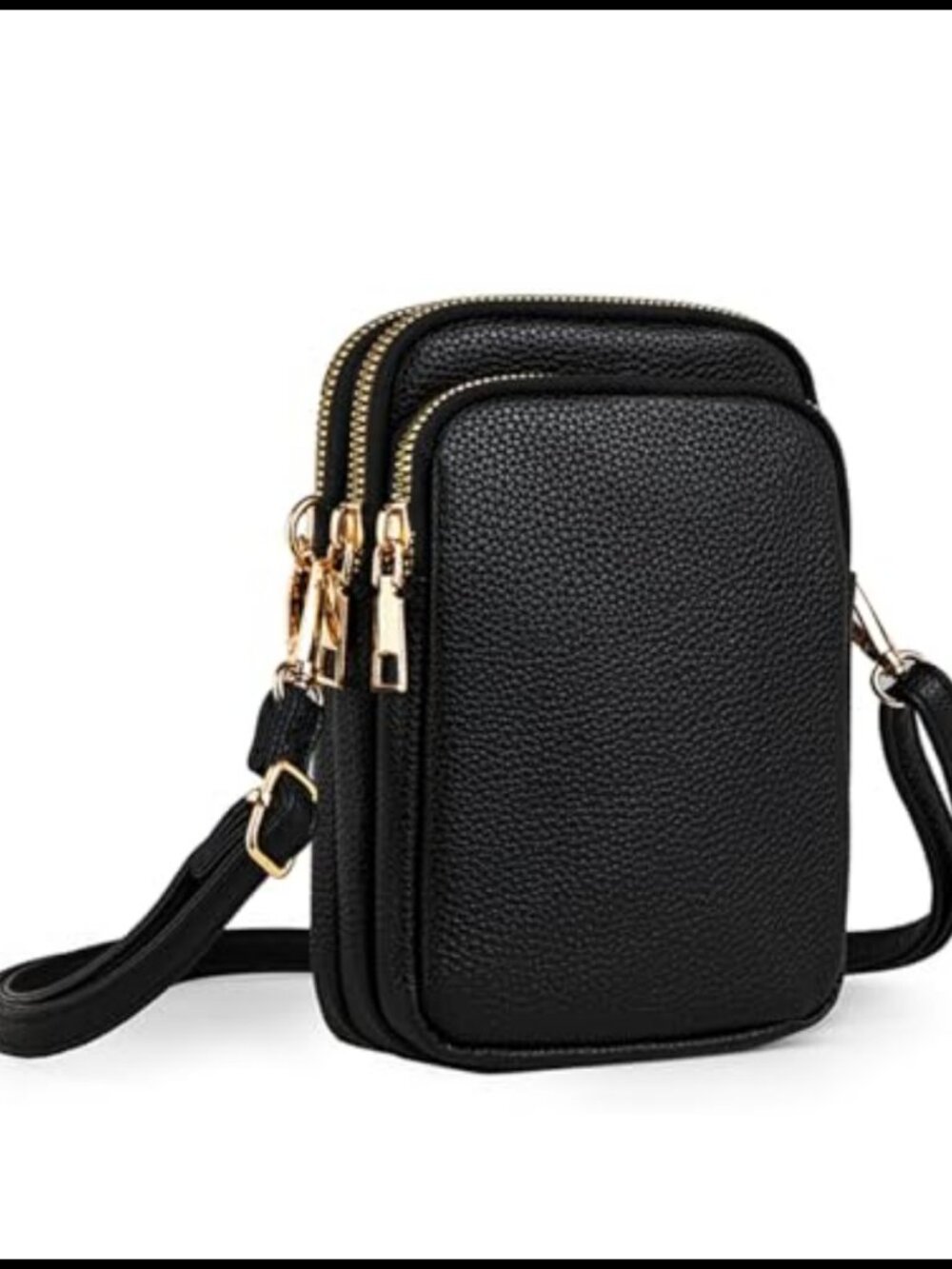 PU Leather Crossbody Phone Purse Mini Shoulder Bag with Card Holder Slot